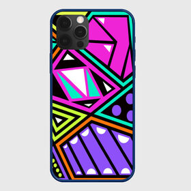 Чехол для iPhone 12 Pro с принтом Geometry в Новосибирске, силикон | область печати: задняя сторона чехла, без боковых панелей | геометрия | подарок | прикол | принт | яркий