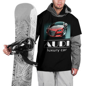 Накидка на куртку 3D с принтом AUDI luxury car в Новосибирске, 100% полиэстер |  | Тематика изображения на принте: ауди | машина