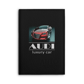 Обложка для автодокументов с принтом AUDI luxury car в Новосибирске, натуральная кожа |  размер 19,9*13 см; внутри 4 больших “конверта” для документов и один маленький отдел — туда идеально встанут права | Тематика изображения на принте: ауди | машина