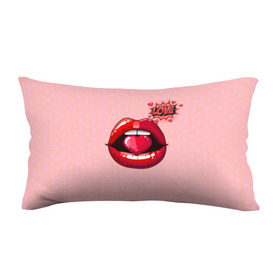 Подушка 3D антистресс с принтом Lips в Новосибирске, наволочка — 100% полиэстер, наполнитель — вспененный полистирол | состоит из подушки и наволочки на молнии | 3d | love | pop art | арт | губы | девушкам | любовь | поп арт | поцелуй | розовый | сердечки