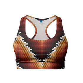 Женский спортивный топ 3D с принтом Вышивка в Новосибирске, 82% полиэстер, 18% спандекс Ткань безопасна для здоровья, позволяет коже дышать, не мнется и не растягивается |  | 3d | embroidery | fancywork | вышивание | вышивка | колосок | крестиком | новогодние | одежда | свитер | текстуры | теплые | узор