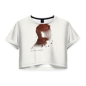 Женская футболка 3D укороченная с принтом Дельфин/Андрей в Новосибирске, 100% полиэстер | круглая горловина, длина футболки до линии талии, рукава с отворотами | дельфин
