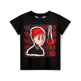 Детская футболка 3D с принтом Blurryface в Новосибирске, 100% гипоаллергенный полиэфир | прямой крой, круглый вырез горловины, длина до линии бедер, чуть спущенное плечо, ткань немного тянется | rock | t.o.p. | top | twenty one pilots | рок