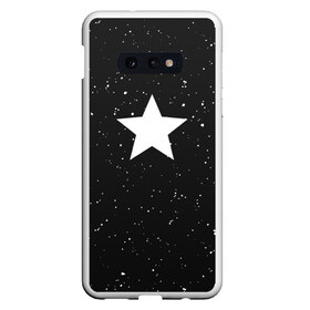 Чехол для Samsung S10E с принтом Super Star в Новосибирске, Силикон | Область печати: задняя сторона чехла, без боковых панелей | black | milk | блэк | брызги | звезда | милк | текстура | узор