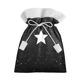 Подарочный 3D мешок с принтом Super Star в Новосибирске, 100% полиэстер | Размер: 29*39 см | black | milk | блэк | брызги | звезда | милк | текстура | узор