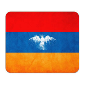 Коврик прямоугольный с принтом Флаг Армении с белым орлом в Новосибирске, натуральный каучук | размер 230 х 185 мм; запечатка лицевой стороны | айастан | армения | белый | босеан | брызги | ереван | знамя | империя | клякса | крылья | кумач | необычный | орел | пойс | птица | символ | сокол | стяг | флаг | хайастан | штандарт