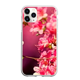 Чехол для iPhone 11 Pro матовый с принтом Сакура в Новосибирске, Силикон |  | 3d | flower | nature | pink | sakura | весна | деревья | природа | розовый | сакура | цветы | япония