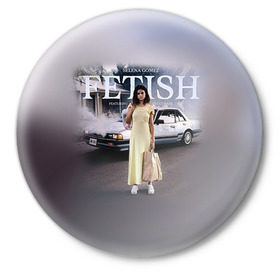 Значок с принтом Selena Gomez в Новосибирске,  металл | круглая форма, металлическая застежка в виде булавки | Тематика изображения на принте: selena gomez