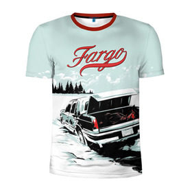 Мужская футболка 3D спортивная с принтом Fargo в Новосибирске, 100% полиэстер с улучшенными характеристиками | приталенный силуэт, круглая горловина, широкие плечи, сужается к линии бедра | Тематика изображения на принте: фарго