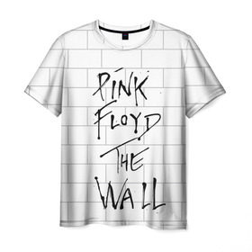 Мужская футболка 3D с принтом The Wall в Новосибирске, 100% полиэфир | прямой крой, круглый вырез горловины, длина до линии бедер | pink floyd | пинк флоид