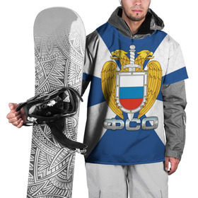 Накидка на куртку 3D с принтом ФСО в Новосибирске, 100% полиэстер |  | Тематика изображения на принте: гб | госбезопасность | кремль | меч | орел | федеральная служба охраны | фсо | щит