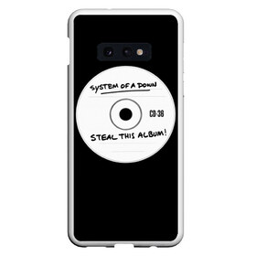 Чехол для Samsung S10E с принтом Steal this album в Новосибирске, Силикон | Область печати: задняя сторона чехла, без боковых панелей | serj tankian | system of a down | серж танкян | система вниз