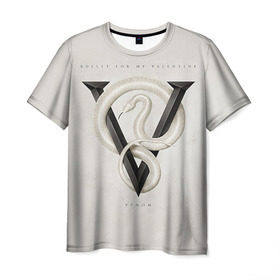Мужская футболка 3D с принтом Venom в Новосибирске, 100% полиэфир | прямой крой, круглый вырез горловины, длина до линии бедер | bullet for my valentine | пуля для моей возлюбленной
