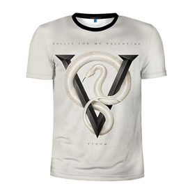 Мужская футболка 3D спортивная с принтом Venom в Новосибирске, 100% полиэстер с улучшенными характеристиками | приталенный силуэт, круглая горловина, широкие плечи, сужается к линии бедра | bullet for my valentine | пуля для моей возлюбленной
