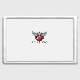 Магнит 45*70 с принтом Bon Jovi в Новосибирске, Пластик | Размер: 78*52 мм; Размер печати: 70*45 | its my life | бон жови | джон бон джови | кровь | меч | сердце