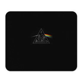 Коврик прямоугольный с принтом Pink Floyd Make Rainbow в Новосибирске, натуральный каучук | размер 230 х 185 мм; запечатка лицевой стороны | Тематика изображения на принте: англия | басы | британия | гитара | группа | логотип | музыка | песни | пинк флойд | призма | радуга | рок | свет