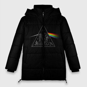 Женская зимняя куртка 3D с принтом Pink Floyd Make Rainbow в Новосибирске, верх — 100% полиэстер; подкладка — 100% полиэстер; утеплитель — 100% полиэстер | длина ниже бедра, силуэт Оверсайз. Есть воротник-стойка, отстегивающийся капюшон и ветрозащитная планка. 

Боковые карманы с листочкой на кнопках и внутренний карман на молнии | англия | басы | британия | гитара | группа | логотип | музыка | песни | пинк флойд | призма | радуга | рок | свет