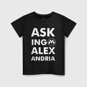 Детская футболка хлопок с принтом Asking Alexandria в Новосибирске, 100% хлопок | круглый вырез горловины, полуприлегающий силуэт, длина до линии бедер | 
