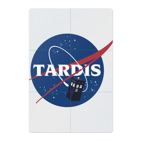 Магнитный плакат 2Х3 с принтом Tardis NASA в Новосибирске, Полимерный материал с магнитным слоем | 6 деталей размером 9*9 см | doctor who | space | tardis | time machine | будка | время. пространство | доктор кто | космос | машина времени | наса | сериал | тардис