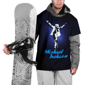 Накидка на куртку 3D с принтом Майкл Джексон в Новосибирске, 100% полиэстер |  | michael jackson | король