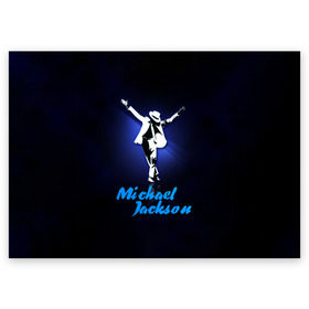 Поздравительная открытка с принтом Майкл Джексон в Новосибирске, 100% бумага | плотность бумаги 280 г/м2, матовая, на обратной стороне линовка и место для марки
 | Тематика изображения на принте: michael jackson | король
