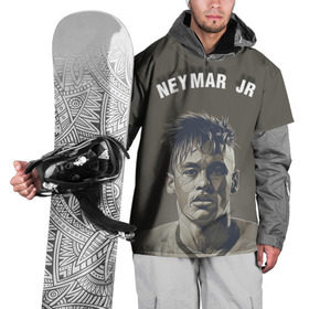 Накидка на куртку 3D с принтом Неймар в Новосибирске, 100% полиэстер |  | neymar | neymar jr | paris saint germain | psg | бразилия | младший | неймар | пари сен жермен | петух | петушок | псж | футбик | футбол | футбольчик