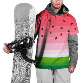 Накидка на куртку 3D с принтом Арбузик в Новосибирске, 100% полиэстер |  | pattern | trend | арбуз | зеленый | косточки | красный | мода | патерн | паттерн | розовый | текстура | тренд | фрукт | ягода