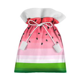 Подарочный 3D мешок с принтом Арбузик в Новосибирске, 100% полиэстер | Размер: 29*39 см | Тематика изображения на принте: pattern | trend | арбуз | зеленый | косточки | красный | мода | патерн | паттерн | розовый | текстура | тренд | фрукт | ягода