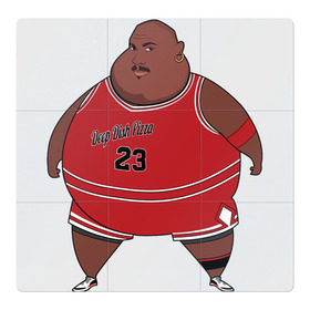 Магнитный плакат 3Х3 с принтом Fat Jordan в Новосибирске, Полимерный материал с магнитным слоем | 9 деталей размером 9*9 см | basketball | bulls | chicago | jordan | michael | nba | sport | баскетбол | буллс | джордан | майкл | нба | спорт | чикаго