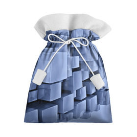 Подарочный 3D мешок с принтом Текстура в Новосибирске, 100% полиэстер | Размер: 29*39 см | abstract | abstraction | block | tessera | абстракция | кубики | текстура