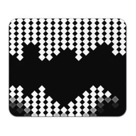 Коврик прямоугольный с принтом Шахматная клетка в Новосибирске, натуральный каучук | размер 230 х 185 мм; запечатка лицевой стороны | abstract | abstraction | block | tessera | абстракция | клетка | кубики | текстура