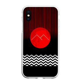 Чехол для iPhone XS Max матовый с принтом Twin Peaks в Новосибирске, Силикон | Область печати: задняя сторона чехла, без боковых панелей | герои | детектив | драма | знаки | кино | сериал | сериаломан | серия | символы | твин пикс | третий сезон | фильм
