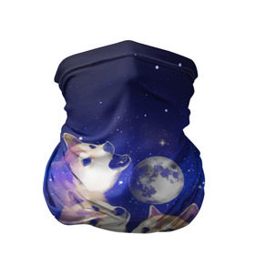 Бандана-труба 3D с принтом Космопес Хатико в Новосибирске, 100% полиэстер, ткань с особыми свойствами — Activecool | плотность 150‒180 г/м2; хорошо тянется, но сохраняет форму | акита ину | взгляд | голова | звезды | космос | лай | луна | мем | пасть | пес | собака | хатико
