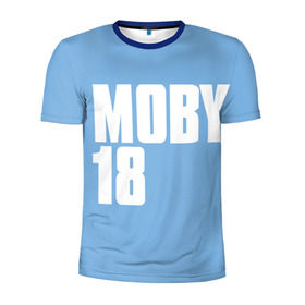 Мужская футболка 3D спортивная с принтом Moby в Новосибирске, 100% полиэстер с улучшенными характеристиками | приталенный силуэт, круглая горловина, широкие плечи, сужается к линии бедра | moby | моби