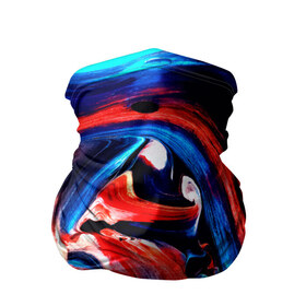 Бандана-труба 3D с принтом Узоры красок в Новосибирске, 100% полиэстер, ткань с особыми свойствами — Activecool | плотность 150‒180 г/м2; хорошо тянется, но сохраняет форму | абстракция | потертость | размытые | текстуры | цветные | яркие