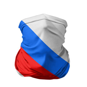 Бандана-труба 3D с принтом Россия в Новосибирске, 100% полиэстер, ткань с особыми свойствами — Activecool | плотность 150‒180 г/м2; хорошо тянется, но сохраняет форму | russia | флаг