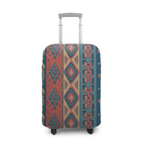 Чехол для чемодана 3D с принтом Этника Африки в Новосибирске, 86% полиэфир, 14% спандекс | двустороннее нанесение принта, прорези для ручек и колес | kniting | pattern | вышивание | вышивка | колосок | одежда | рукоделие | текстуры | узоры | украшение | шитье | этнический