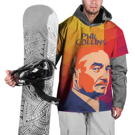 Накидка на куртку 3D с принтом Phil Collins в Новосибирске, 100% полиэстер |  | phil collins | актер | альтернатива | британский певец | музыкант | рок