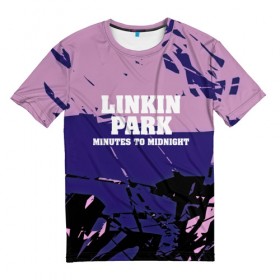 Мужская футболка 3D с принтом Linkin park в Новосибирске, 100% полиэфир | прямой крой, круглый вырез горловины, длина до линии бедер | chester bennington | grey daze | linkin park | rock | stone temple pilots | альтернатива | беннингтон | музыка | рок | рэп кор