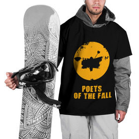 Накидка на куртку 3D с принтом poets of the fall в Новосибирске, 100% полиэстер |  | poets of the fall | rock | альтернатива | музыка | поэты | рок | фины