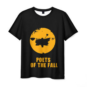 Мужская футболка 3D с принтом poets of the fall в Новосибирске, 100% полиэфир | прямой крой, круглый вырез горловины, длина до линии бедер | poets of the fall | rock | альтернатива | музыка | поэты | рок | фины