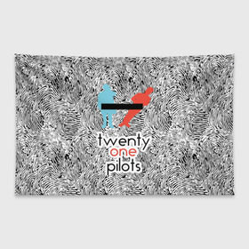 Флаг-баннер с принтом TOP в Новосибирске, 100% полиэстер | размер 67 х 109 см, плотность ткани — 95 г/м2; по краям флага есть четыре люверса для крепления | rock | t.o.p. | top | twenty one pilots | рок