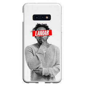 Чехол для Samsung S10E с принтом Lamar в Новосибирске, Силикон | Область печати: задняя сторона чехла, без боковых панелей | kendrick lamar | кендрик ламар | рэп. | хип хоп