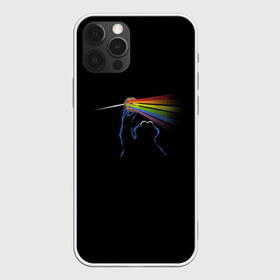 Чехол для iPhone 12 Pro Max с принтом Pink Floyd Cookie Monster в Новосибирске, Силикон |  | Тематика изображения на принте: монстр | печеньки | улица сезам