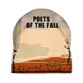 Шапка 3D с принтом poets of the fall в Новосибирске, 100% полиэстер | универсальный размер, печать по всей поверхности изделия | poets of the fall | rock | альтернатива | музыка | поэты | рок | фины