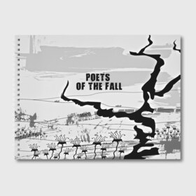 Альбом для рисования с принтом Poets of the fall в Новосибирске, 100% бумага
 | матовая бумага, плотность 200 мг. | Тематика изображения на принте: poets of the fall | rock | альтернатива | музыка | поэты | рок | фины