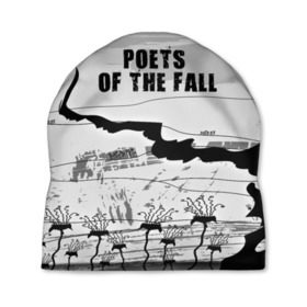 Шапка 3D с принтом Poets of the fall в Новосибирске, 100% полиэстер | универсальный размер, печать по всей поверхности изделия | poets of the fall | rock | альтернатива | музыка | поэты | рок | фины