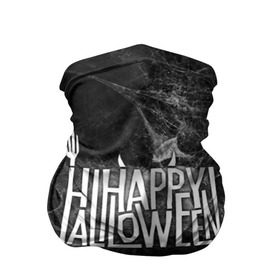 Бандана-труба 3D с принтом Happy Halloween в Новосибирске, 100% полиэстер, ткань с особыми свойствами — Activecool | плотность 150‒180 г/м2; хорошо тянется, но сохраняет форму | 