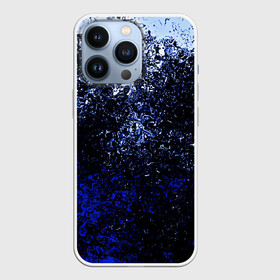 Чехол для iPhone 13 Pro с принтом Брызги красок(Cold style) в Новосибирске,  |  | abstraction | color | paint | spray | tie dye | абстракция | брызги красок | всплеск красок | капли красок | текстуры