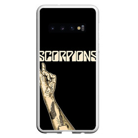 Чехол для Samsung Galaxy S10 с принтом Scorpions в Новосибирске, Силикон | Область печати: задняя сторона чехла, без боковых панелей | scorpions | клаус майне
рудольф шенкер | маттиас ябс | микки ди | павел мончивода | скорпионы